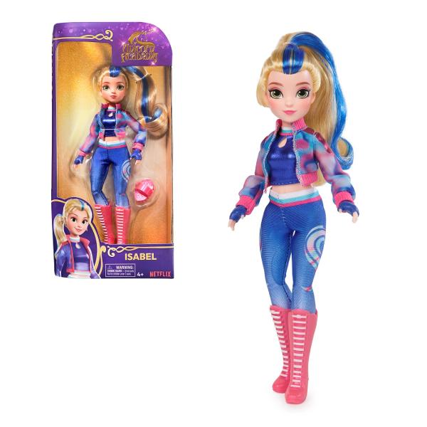 Creeaza aventuri fermecatoare acasa cu Academia Unicorn si papusile la moda Sophia Ava si Isabel Inspirate din serialul animat de pe NETFLIX si din seria de carti de succes in care prietenia domneste aceste papusi de 24cm pentru fete dau viata personajelor Legaturile magice dintre elevii Academiei Unicorn si unicornii lor vor da viata la povesti pline de imaginatie Pentru mai multe moduri de a experimenta Academia Unicorn alaturi de personajele tale preferate cauta papusile Sophia si 
