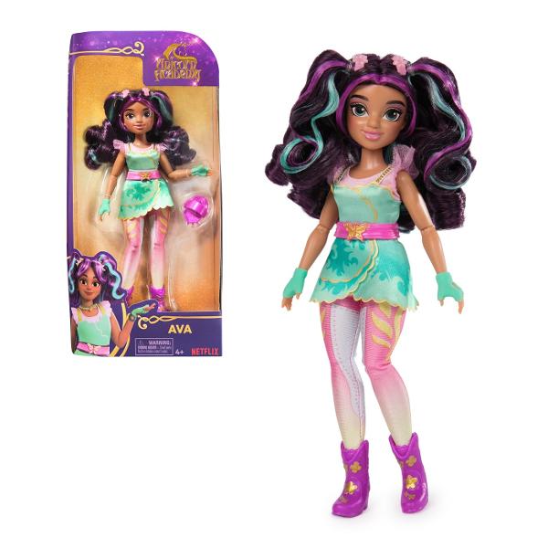 Creeaza aventuri fermecatoare acasa cu Academia Unicorn si papusile la moda Sophia Ava si Isabel Inspirate din serialul animat de pe NETFLIX si din seria de carti de succes in care prietenia domneste aceste papusi de 24cm pentru fete dau viata personajelor Legaturile magice dintre elevii Academiei Unicorn si unicornii lor vor da viata la povesti pline de imaginatie Pentru mai multe moduri de a experimenta Academia Unicorn alaturi de personajele tale preferate cauta papusile Sophia si 