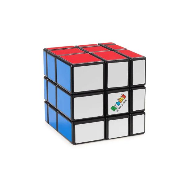 Mecanismul unic si dimensiunile variate ale cuburilor fac ca Rubiks Cubul Mecanic sa isi schimbe forma la fiecare miscare O ghicitoare strategica creata pentru a provoca confuzie Arata ca Rubiks Cubul Oglinda dar este suficient sa adaugi cateva culori recognoscibile Rubik si astfel apare un nou si captivant plus la binecunoscuta serie de puzzle-uri Cubul Rubik are sase fete in culori diferite fiecare formata din noua patratele Cu fiecare rotire culorile devin tot mai amestecate 