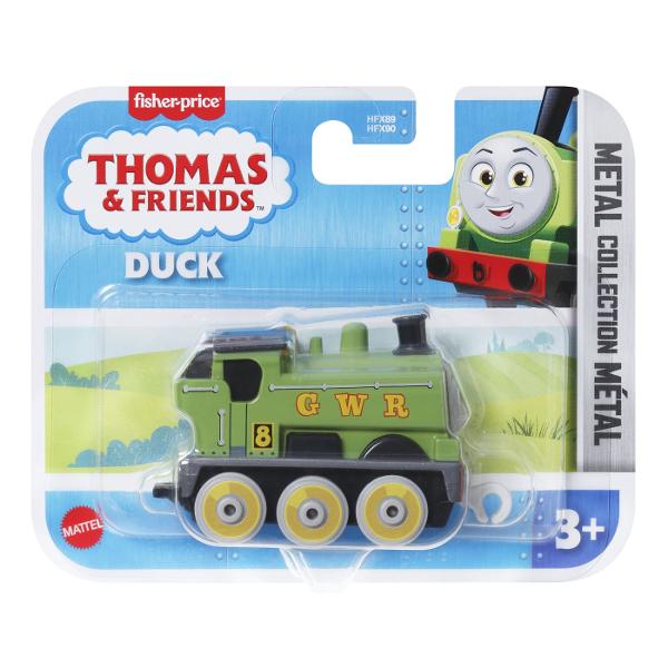 Thomas and Friends Mini - Mattel Micii mecanici de tren se pot pregati pentru aventuri distractive si pline de noroi cu aceasta colectie de locomotive Thomas and Friends&trade de la Fisher-Price&reg Micii mecanici de tren isi pot crea propria distractie feroviara cu personaje populare de desene animate Acest set contine personajul Duck