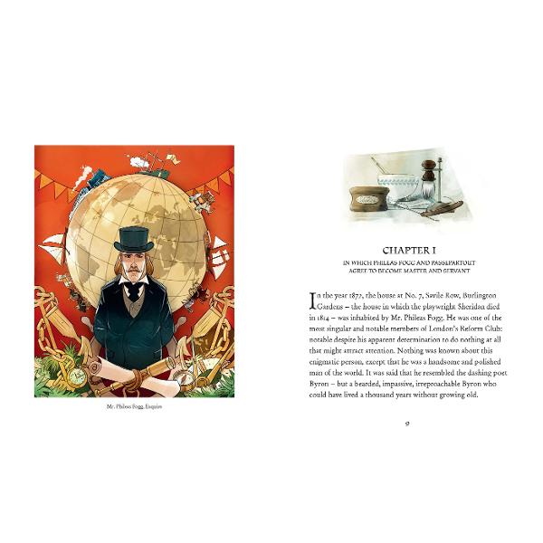 The classic tale of Phileas Fogg and his quest to travel around the world in just eighty days with full colour illustrations throughout Part of Young Reading Series 2 for readers growing in confidence