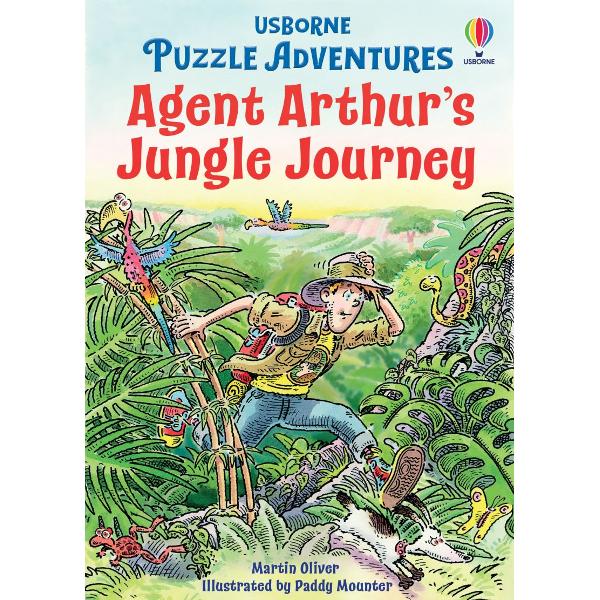 Join Agent Arthurs mission in this Usborne Puzzle Adventure bookArthur is the newest recruit to the Action Agency This mission finds him crash-landing into a jungle filled with danger He needs your help to solve a series of brain-teasing puzzles to outwit a gang of ruthless crooks Packed full of interactive puzzles and comic-strips this Usborne classic has been updated and enhanced for a whole new generation of puzzle adventurers