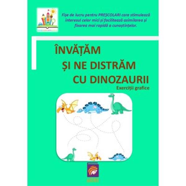 Aceast&259; carte ofer&259; fi&537;e de lucru cu dinozauri care îi vor &539;ine pe micu&539;i implica&539;i &537;i entuziasma&539;i stimulându-le curiozitatea &537;i imagina&539;ia mai mult atunci când petrece&539;i timp al&259;turi de copii în timp ce parcurg cartea de activit&259;&539;iAvem &537;i câteva sfaturi de care v&259; rug&259;m s&259; &539;ine&539;i cont Încuraja&539;i copiii s&259; petreac&259; un anumit 