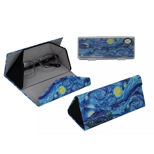 Toc pliabil pentru ochelari – Design Van Gogh – Noapte înstelat&259; 16 cmElegant practic &537;i artistic – acest toc pliabil pentru ochelari este accesoriul ideal pentru iubitorii de design &537;i func&539;ionalitate Decorat cu celebra oper&259; em data-start313 