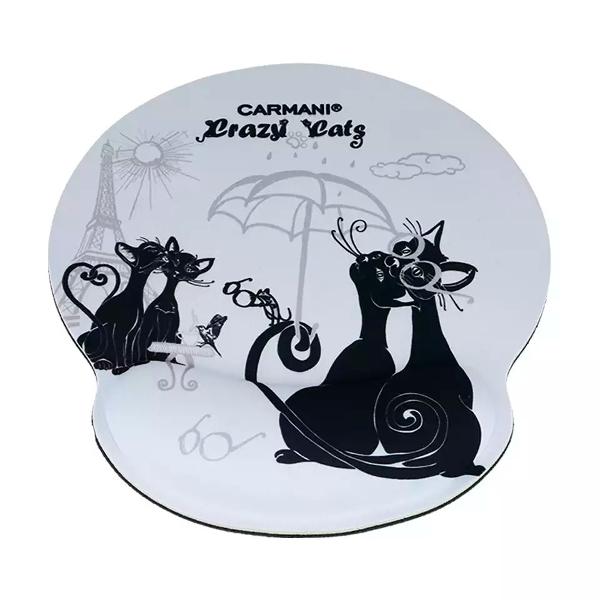 Mouse pad cu pern&259; pentru încheietura mâinii – Design cu Pisici Negre 22x25 cmAdaug&259; un plus de confort &537;i stil biroului t&259;u cu acest mouse pad adorabil &537;i practic Cu un design ce include pisici negre simpatice acest accesoriu nu este doar estetic ci &537;i ergonomic Pernu&539;a moale integrat&259; 
