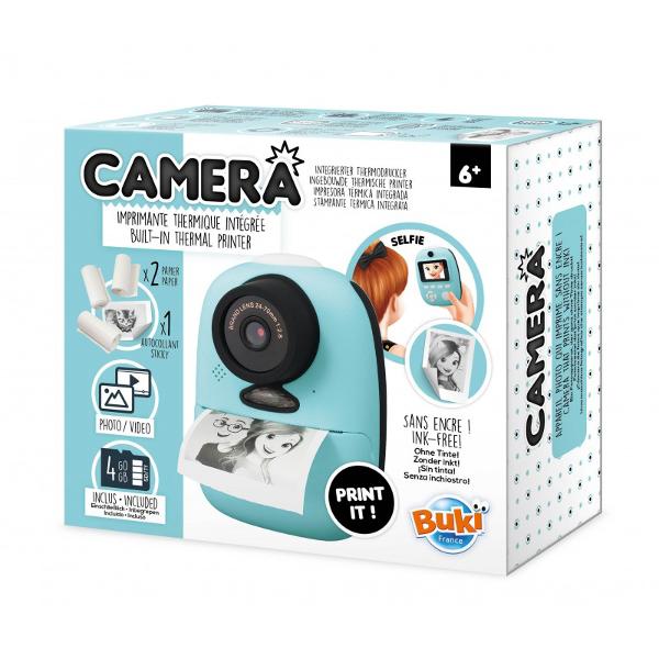 O camer&259; foto cu o imprimant&259; încorporat&259; pentru a v&259; p&259;stra cele mai frumoase amintiri Imprimare alb-negru f&259;r&259; cerneal&259; cu tehnologie termic&259; Este inclus un card micro SD de 4 GB pentru a v&259; salva fotografiile &537;i chiar pentru a realiza videoclipuri3 role de hârtie incluse Pute&539;i imprima 100 de fotografii cu cele 2 role standard &537;i 20 de autocolante cu rola cu adeziv Dimensiune fotografie 7 x 55 