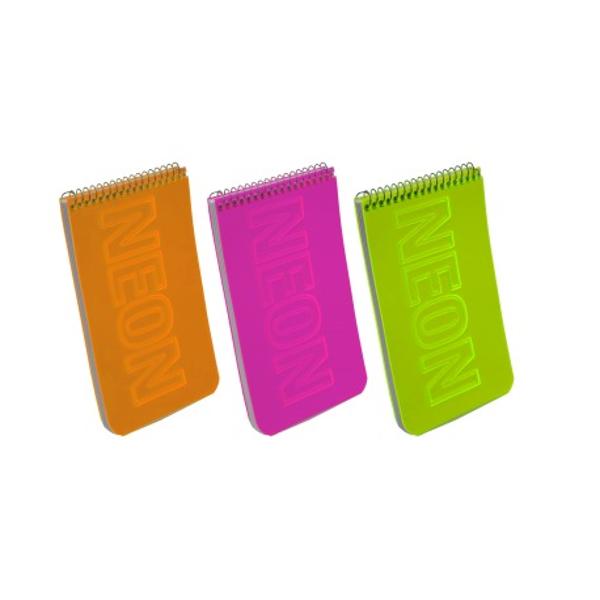 spira metal50filefoaie velinaBloc notes A6 NEON coperta PP cu spira metalica 50 file O6058Atentie Pretul afisat este per bucata Nu se poate alege culoarea se livreaza in functie de disponibilitatea din stoc