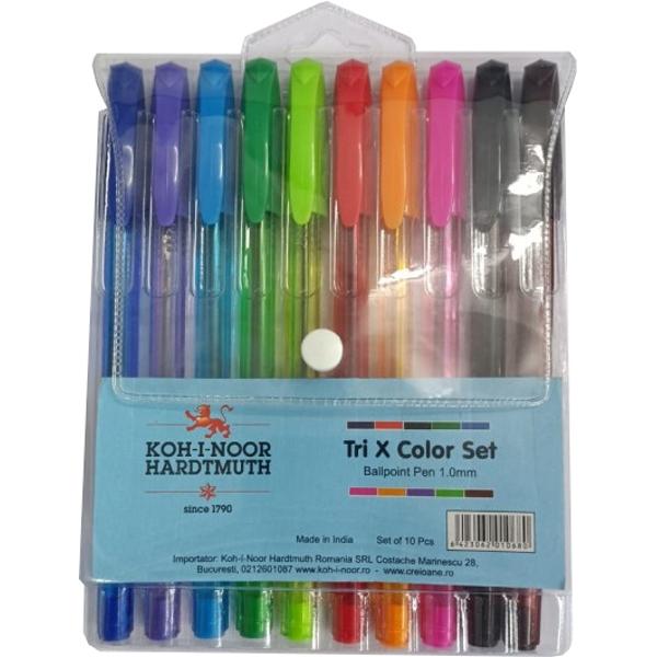 Pix cu capac si corp din plastic transparent de culoarea cerneliiCorpul transparent va permite sa vedeti nivelul de cerneala in permanentaCerneala cu culori foarte vii si scriere foarte lina cu o textura moale la atingereVarf de 10 mm pentru o mare fluiditate la scriere Ambalate in blister de calitate cu capac si capsa pentru o depozitare mai usoara usoara