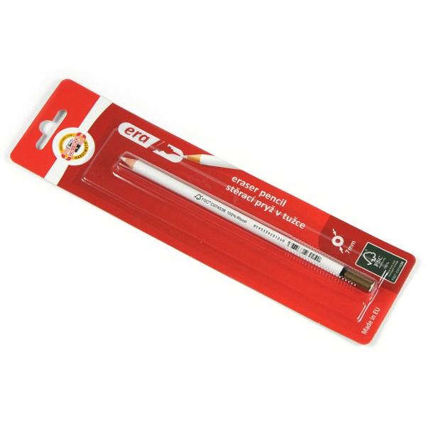 diametru radiera 38mmdiametru creion 7mm lungime creion 175mm1 bucblisterUtilizare in special pentru schite si desenecreion ERA forma rotunda cu interior din radiera ecologica fara PVC - polivinilclorura prezinta pericol pentru mediu si sanatate cunoscutul miros de plastic nou - ftalatii - o clasa de substante chimice pot fi volatilizati din PVC si pot migra in aer si apa