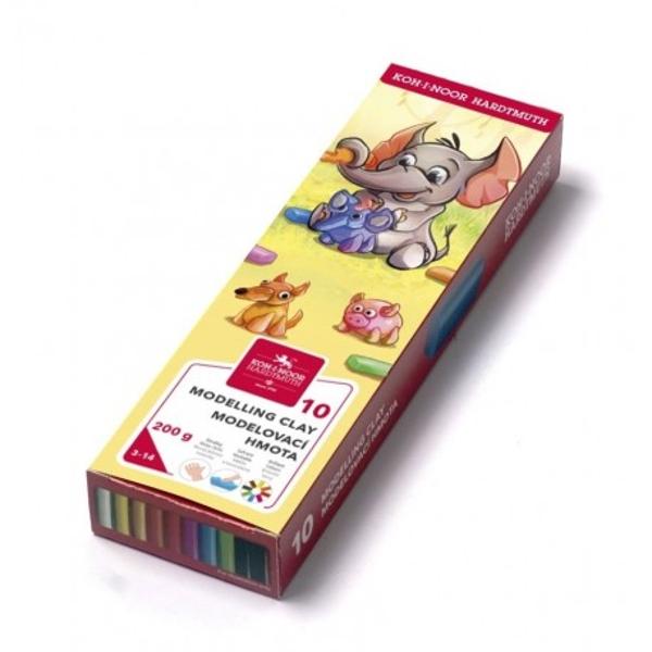 Plastilina remodelabila este o alegere buna pentru tinerii artisti care au posibilitatea realizarii cu usurinta a mai multor lucrari cu acelasi material Un amestec non-toxic uleios usor de manevratPlastilina Koh-I-Noor nu contine gluten&536;tia&539;i c&259; plastilina contribuie la dezvoltarea creativit&259;&539;ii &537;i a 