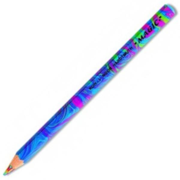  TROPICAL mina albastru galben violet  Creionul color Magic lasa o urma multicolora formand nuante si umbreCompozitia minei umbreste linia in asa fel incat sa lase urme diferite fara a fi necesara rotirea creionului in jurul axei saleChiar si o usoara schimbare a unghiului de desen va schimba diversitatea de culoriPentru a obtine efectul de umbra aveti nevoie de un singur instrument iar schimbarea unghiului 