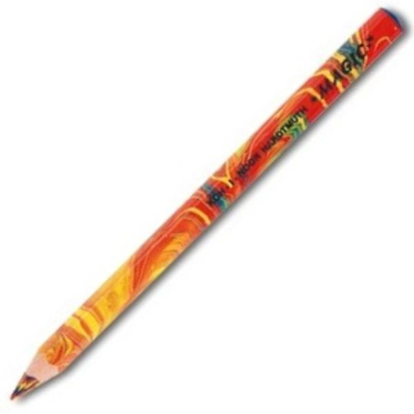 ORIGINAL mina rosu galben albastru  Creionul color Magic lasa o urma multicolora formand nuante si umbreCompozitia minei umbreste linia in asa fel incat sa lase urme diferite fara a fi necesara rotirea creionului in jurul axei saleChiar si o usoara schimbare a unghiului de desen va schimba diversitatea de culoriPentru a obtine efectul de umbra aveti nevoie de un singur instrument iar schimbarea unghiului de desen va avea 