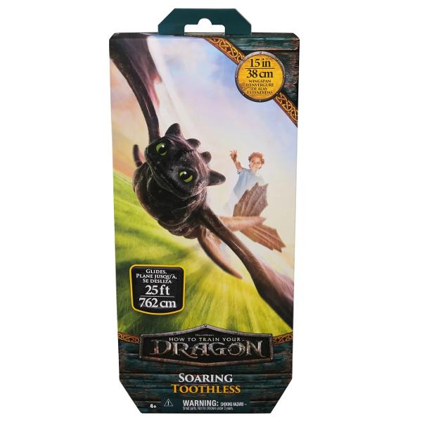 Cum Sa Iti Dresezi Dragonul Dragon Zburator 6072659 Lanseaza-l pe dragon intr-un zbor spectaculos cu acest planor inspirat din universul How to Train Your Dragon Cu o anvergura a aripilor de 38 cm Poate plana pana la 76 metri Usor de lansat si ideal pentru joaca in aer liber acest zburator este perfect pentru copiii care viseaza sa devina calareti de dragoni Anvergura aripi 38 cm Planeaza pana la 762 cm Usor de utilizat ideal pentru exterior