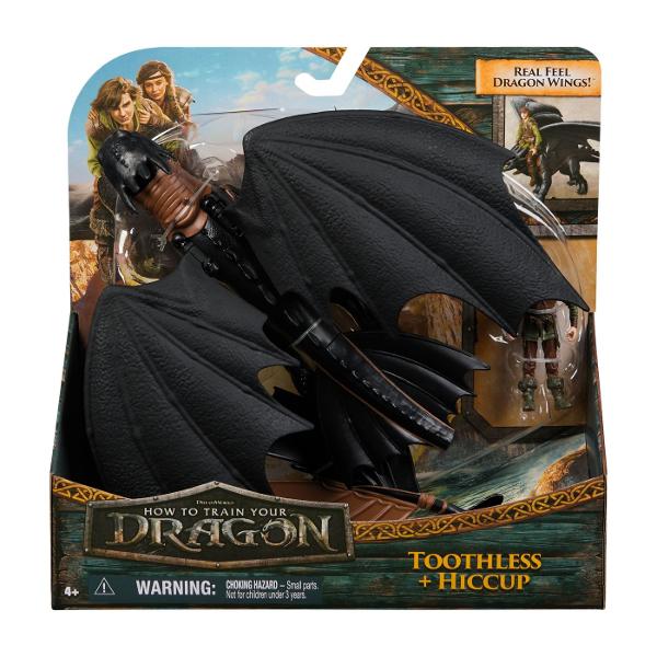 Cum Sa Iti Dresezi Dragonul Set Dragon Toothless Si Figurina Viking Hiccup 6072587_20151277 Adauga in colectia ta indragita figurina din How to Train Your Dragon Este un cadou perfect Este recomandata pentru joaca interactiva si aventuri imaginative alaturi de ceilalti dragoni din universul lor Design detaliat inspirat din film Acestia sunt acum gata de actiune Figurina este ideala pentru a recrea lupte aeriene sau pentru colectionare Aripi mobile pentru miscare dinamica Detalii impresionante si culori vii Cufunda-te in lumea legendara a filmului Cum sa-ti dresezi dragonul cu