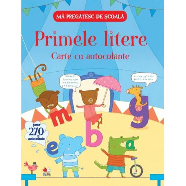 Aceast&259; carte extraordinar&259; este cel mai bun mijloc de a-l &238;nv&259;&539;a pe cel mic s&259; scrie primele litereSunt o mul&539;ime de autocolante de ad&259;ugat pe fiecare pagin&259; litere de colorat trasat &537;i copiat