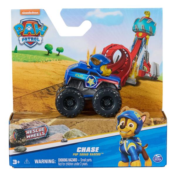 Patrula Catelusilor Pup Squad Racers Rescue Wheels Vehicul Metalic Chase Scara 1:55 6067086_20146973 Porniti in ajutor cat mai curand posibil cu noile vehicule True Metal ale Patrulei Catelusilor Aceste modele uimitoare de metal la scara 1 55 arata exact ca cele cunoscute de dvs din serialul TV preferat Datorita multor detalii si graficelor de pe caroserie rotilor reale si elementelor turnate din metal aceste masini vor ajunge primele pe locul de actiune Luati-l in mana pregatiti-l si trimiteti-l la actiune cu o singura miscare La volanul fiecaruia sta un animal cu urechile fluturand