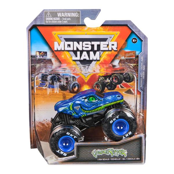 Masina oficiala a spectacolului Monster Jam Un vehicul hiper detaliat fidel eroilor spectacolului cu un aspect agresiv si suspensii realiste pentru a face cascadoriile intr-un mod cat mai spectaculos Macheta este metalica si foarte bine realizata Foarte rezistenta Monster Jam ofera mai multe detalii si grafica decat oricand Cu anvelopele oficiale BKT jante cromate stilizate si un sasiu autentic cu detalii cromate acest camion monstru intruchipeaza stilul si volanul omologului sau din 