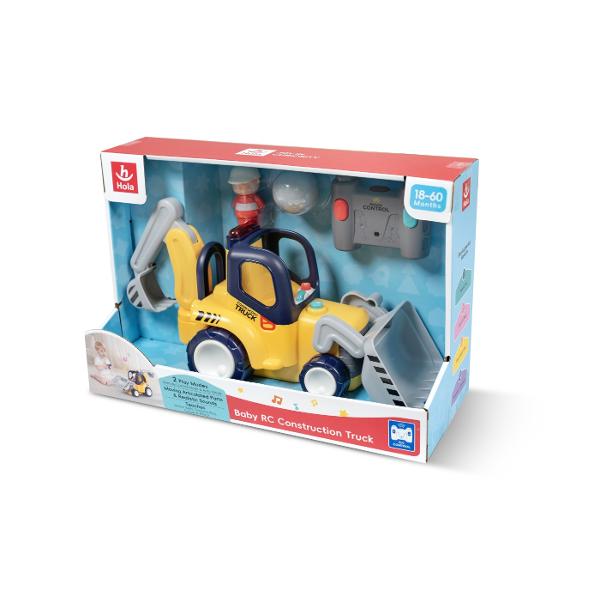 Sa ne distram cu camionul de constructie cu telecomanda de la hola Dispune de 2 moduri de redare mod telecomanda si mod auto Utilizati telecomanda cu 2 butoane pentru a va deplasa inainte a intoarce si a merge inapoi Camionul are parti articulate in miscare si sunete realiste pentru ore intregi de distractie Camion cu scara extensibila si rotativa permite reglarea lungimii inaltimii si directiei scarii prin rotirea rotii Jucaria include echipamente de stingere a incendiilor precum un 