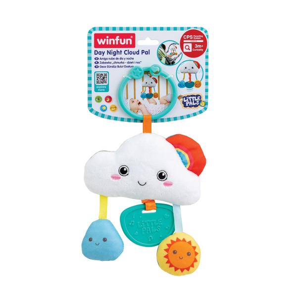 Winfun Jucarie De Agatat Norisor Win000192 Jucaria de agatat Winfun Norisor este un companion perfect pentru bebelusi oferind distractie si stimulare senzoriala in orice moment Aceasta include o zornaitoare un inel de dentitie cu vibratie si un clopotel care produce sunete amuzante perfecte pentru dezvoltarea auzului si coordonarii Cu un design colorat si atractiv jucaria poate fi usor agatata la carucior patut sau scaun auto gratie unui inel de atasare simplu si sigur Norisorul este ideal pentru a insoti bebelusul in timpul