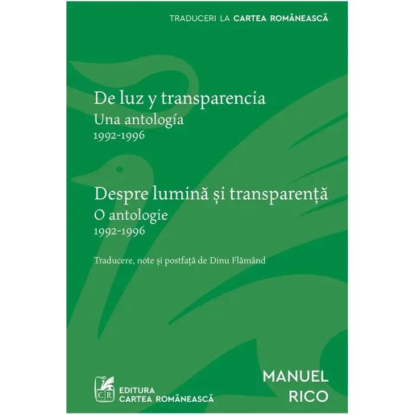 Edi&539;ie bilingv&259;Imensa melancolie dizolvat&259; în penumbre de senza&539;ii meditative ce oscileaz&259; în aceste poeme îi va oferi sper cititorului român aceea&537;i paradoxal&259; impresie de plenitudine care pe mine m&259; cople&537;e&537;te la încheierea acestor traduceri… Da singur&259;tatea din aceste poeme este de o generoas&259; complexitate un adev&259;rat univers în continu&259; expansiune 
