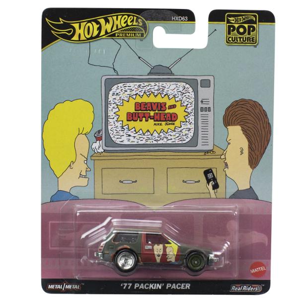 Hot Wheels Pop Culture Masinuta Metalica Beavis And Butthead Packin Pacer 77 Scara 1:64 MTHXD63_HVJ4 Adauga un stil de mare viteza colectiei tale Hot Wheels cu Hot Wheels Cars - Celebrations Aceste obiecte de colectie Hot Wheels de cultura pop sunt un must-have pentru orice pasionat de masini turnate sub presiune Fiecare masina din colectie are detalii complicate design atragator si culori indraznete care cu siguranta vor impresiona Fie ca esti un fan Hot Wheels de mult timp sau doar iti incepi colectia aceste masini Celebrations sunt perfecte pentru curse expuse sau tranzactionare cu