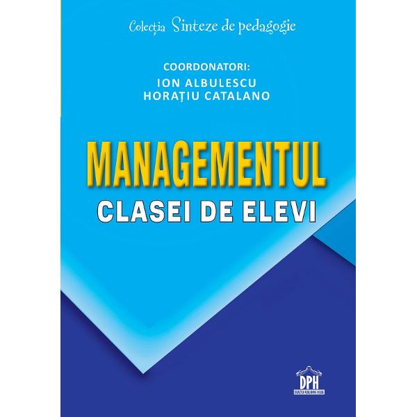 Un bun management al clasei este esential pentru crearea unui mediu de invatare sigur echilibrat si eficient Acest volum vine in sprijinul profesorilor al viitorilor dascali si al specialistilor din educatie cu solutii practice si fundamentate stiintific pentru gestionarea comportamentelor elevilor stimularea motivatiei si construirea unui climat pozitiv in sala de clasa Lucrarea ofera o perspectiva complexa asupra principalelor teme legate de 