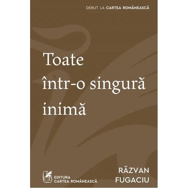 Volum câ&537;tig&259;tor al concursului de debut organizat de Uniunea Scriitorilor &537;i Editura Cartea Româneasc&259; Edi&539;ia 2024Citind poemele din Toate într-o singur&259; inim&259; am avut impresia c&259; tr&259;im autorul &537;i cu mine în realit&259;&539;i paralele M-am trezit întrebându-m&259; în repetate rânduri cum poate ochiul lui s&259; vad&259; frumosul acolo unde eu f&259;r&259; doar 