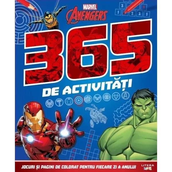 Vino al&259;turi de eroii Avengers într-o aventur&259; cu multe activit&259;&539;iPlin&259; de labirinturi captivante puzzle-uri pagini de colorat &537;i multe altele aceast&259; carte de activit&259;&539;i î&539;i asigur&259; distrac&539;ia 365 de zile pe an