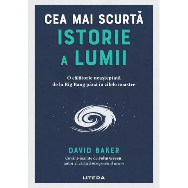 O ISTORIE CARE CUPRINDE TOT CE S-A ÎNTÂMPLAT VREODAT&258; – ÎNTR-un SINGUR volum DE PARCURS ÎNTR-O SUFLARECea mai scurt&259; istorie a lumii v&259; poart&259; într-o aventur&259; f&259;r&259; seam&259;n prin timp &537;i spa&539;iu acoperind totul peste tot – toate cele 138 miliarde de ani de la Big Bang pân&259; în prezent – în Univers Fi&539;i martori la crearea primilor atomi &537;i 