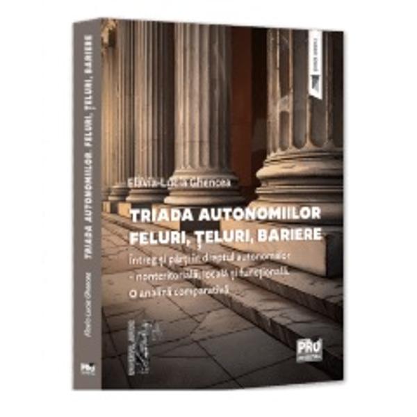 Autonomia este dansul nevazut care ne face sa fim simultan unici si parte dintr&8209;un intreg De la cetatile grecesti la orasele hipertehnologizate acest concept nu a incetat sa pulseze remodelandu&8209;se fara a&8209;si pierde esenta libertatea de a decide de a actiona de a&8209;ti scrie propriul destin In paginile de fata urmarim poliritmia sa actuala — autonomia nonteritoriala locala si functionala — o triada care echilibreaza individualul 