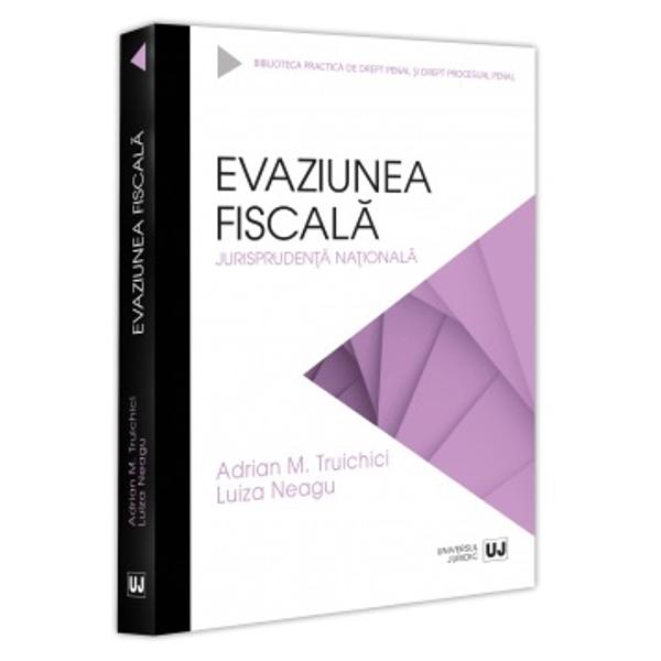 Cartea „Evaziunea fiscala Jurispruden&539;a na&539;ionala” de Adrian M Truichici &537;i Luiza Neagu este un instrument extrem de util pentru practicienii în drept fiscal &537;i penal Aceasta culegere ofera o analiza detaliata a celor mai importante hotarâri judecatore&537;ti na&539;ionale referitoare la evaziunea fiscala aducând claritate în interpretarea &537;i aplicarea legisla&539;iei relevante Autorii examineaza 