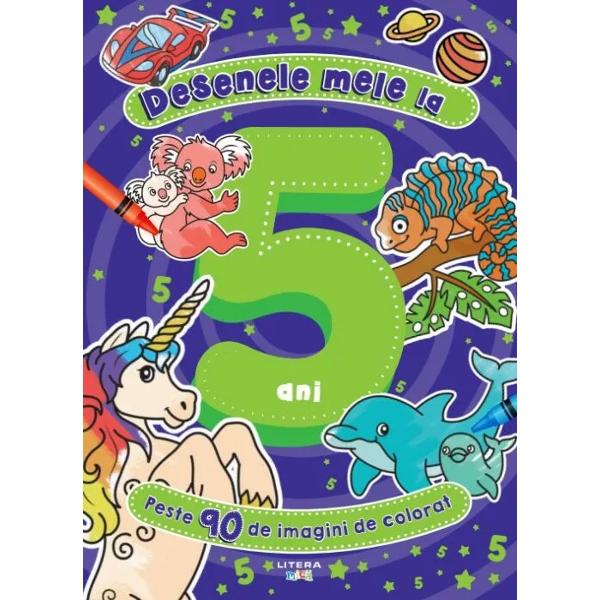 Bucur&259;-te c&259; ai 5 ani &537;i porne&537;te în superaventura culorilorIa-&539;i creioanele colorate &537;i coloreaz&259; cele peste 90 de imagini amuzante cu unicorni extratere&537;tri animale &537;i multe altelePe locuri fi&539;i gata …COLORA&538;I