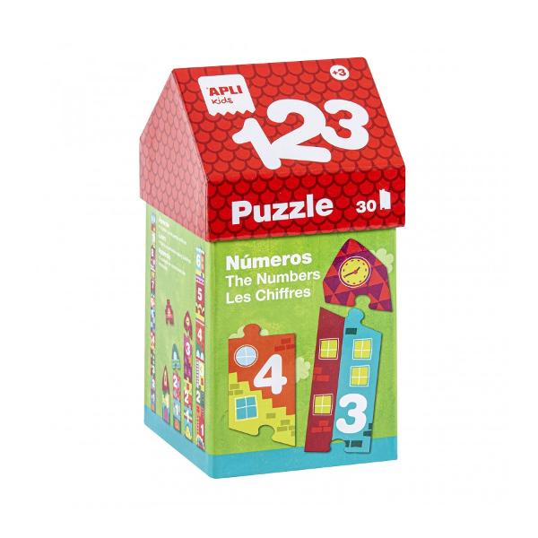 Puzzle pentru cei mai mici pentru a-i familiariza cu numerele &537;i seriile de numere Piesele acestui puzzle simuleaz&259; cl&259;diri cu forme &537;i culori diferite fiecare cl&259;dire con&539;ine un num&259;r de la 1 la 9 Piesele se îmbin&259; în ordine ascendent&259; pentru a construi zgârie-nori gigantici Un puzzle original prezentat într-o cutie amuzant&259; în form&259; de cas&259; Fiecare set con&539;ine 40 de piese de dimensiuni 