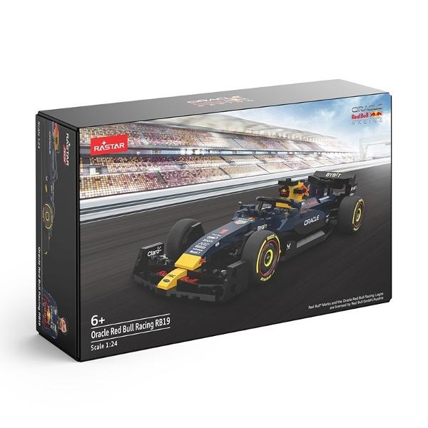 Kitul de constructie Oracle Red Bull Racing RB19 de la Rastar este o jucarie ideala pentru copiii de peste 6 ani si pentru toti fanii Formulei 1 care vor sa recreeze acasa adrenalina curselor Realizat la scara 124 acest model detaliat reproduce fidel monopostul echipei Red Bull Racing cu designul emblematic in culori bleumarin rosu si galben exact ca in sezonul de F1 Setul contine piese din plastic durabil si usor de asamblat oferind o activitate distractiva si educativa care dezvolta 