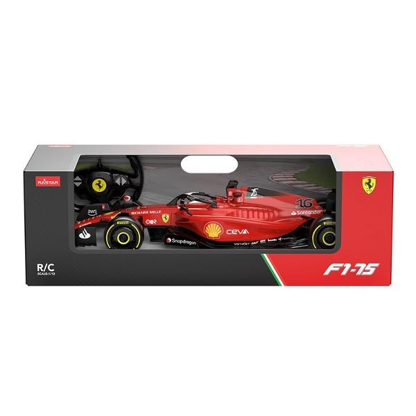 Masina Cu Telecomanda Ferrari F1 75 Scara 1 La 12 Ras99900 Copilul dumneavoastra se poate juca in voie cu masina cu telecomanda Ferarri F1-75 scara 1 la 12 oferita de brandul international Rastar Nicio cursa nu este imposibil de castigat cu acesta masinuta replica oficiala cu licenta a modelului original construita cu mare atentie la detalii Masinuta are proportiile ideale pentru momente pline de distractie si amuzament avand dimensiunile in centimetri dupa cum urmeaza 471710 Masinuta functioneaza pe frecventa de 24GAlimentarea se face