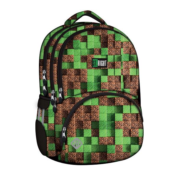 Ghiozdan 42 cm, cu 4 compartimente, St.Right BP07 colectia Pixel Cubes MJ265887 Acest ghiozdan respect&259; proiectul legislativ al Ministerului S&259;n&259;t&259;&539;iiFa&539;a posterioar&259; înt&259;rit&259; Asigur&259; suportul necesar spatelui prevenind disconfortul &537;i deform&259;rile coloanei vertebraleBretele late &537;i ajustabile Distribuie uniform greutatea pe ambii umeri reducând presiunea asupra umerilor &537;i spateluiCompartimentare