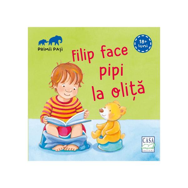 O carte pentru cititorii cei mai mici la primele lor întâlniri cu cartea &537;i cu oli&539;a E o poveste simpl&259; duios ilustrat&259; despre b&259;ie&539;elul Filip care prime&537;te o oli&539;&259; &537;i care î&537;i dore&537;te s&259; se despart&259; de scutecel O face cu blânde&539;e curiozitate ajutor &537;i încuraj&259;ri din partea tat&259;luiCartonat&259; integral cu col&539;uri rotunjite &537;i într-un 