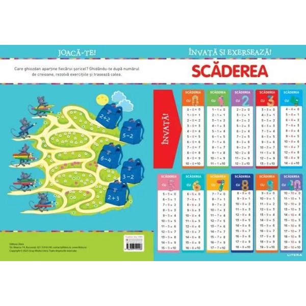 Care ghiozdan apar&539;ine fiec&259;rui &537;oricel Ghidându-te dup&259; num&259;rul de creioane rezolv&259; exerci&539;iile &537;i traseaz&259; calea 
