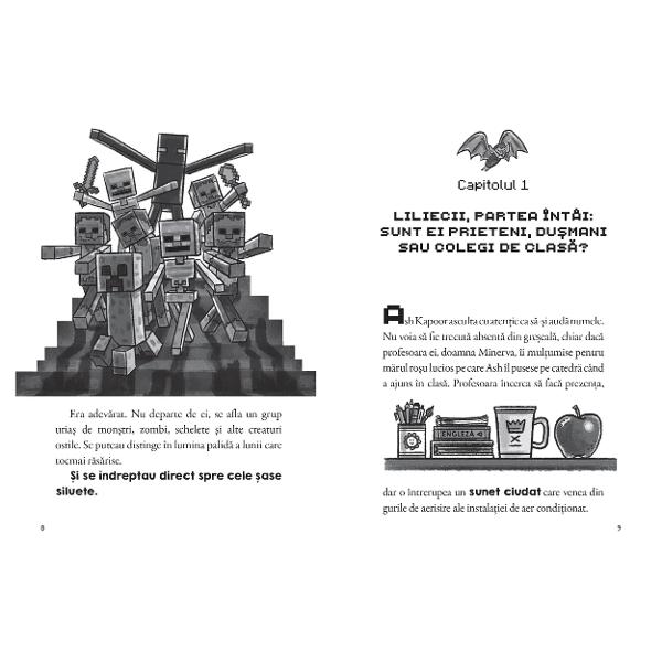 Când liliecii invadeaz&259; &537;coala iar zombii atac&259; satul din Minecraft aventura se transform&259; într-o misiune de supravie&539;uire Prietenii no&537;tri trebuie s&259; în&539;eleag&259; ce se întâmpl&259; &537;i s&259; g&259;seasc&259; o solu&539;ie rapid înainte ca lumea real&259; &537;i cea virtual&259; s&259; fie cuprinse de haos„Noaptea liliecilor” continu&259; seria oficial&259; Minecraft 