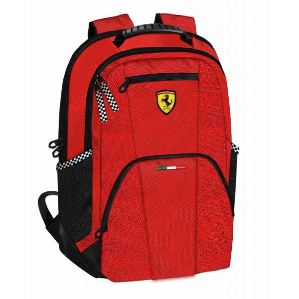 Rucsac doua compartimente Ferrari rosu 40 cm&160;rucsac marca Ferraridoua compartimente si un buzunar atasatinchidere cu fermoarculoare Rosiecadou perfect&160;