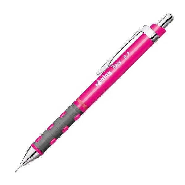 Adaug&259; un strop de culoare &537;i energie muncii tale cu creionul mecanic TIKKY II III în nuan&539;&259; vibrant&259; roz neon Cu o min&259; de 07 mm ofer&259; un scris clar &537;i vizibil potrivit pentru noti&539;e schi&539;e &537;i proiecte creative Designul ergonomic asigur&259; o prindere confortabil&259; ideal&259; pentru utilizare îndelungat&259;Caracteristici 
