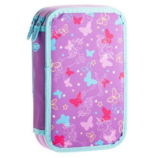 Penarul de la DACO este un accesoriu frumos &537;i practic conceput pentru a v&259; ajuta s&259; v&259; p&259;stra&539;i stiloul creioanele markerele &537;i alte obiecte de papet&259;rie organizate Este prev&259;zut cu dou&259; compartimente principale fiecare cu propriul s&259;u fermoar oferind o separare eficient&259; a con&539;inutuluiAcest penar este potrivit pentru copiii de toate vârstele &537;i este ideal pentru utilizare acas&259; sau la 