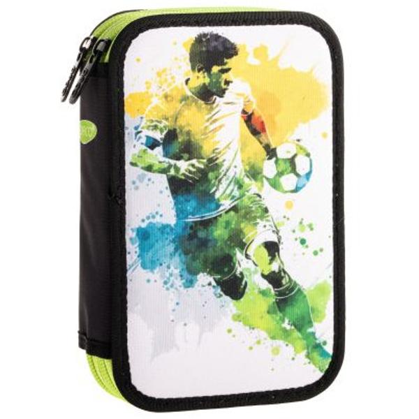 Penarul de la DACO este un accesoriu frumos &537;i practic conceput pentru a v&259; ajuta s&259; v&259; p&259;stra&539;i stiloul creioanele markerele &537;i alte obiecte de papet&259;rie organizate Este prev&259;zut cu dou&259; compartimente principale fiecare cu propriul s&259;u fermoar oferind o separare eficient&259; a con&539;inutuluiAcest penar este potrivit pentru copiii de toate vârstele &537;i este ideal pentru utilizare acas&259; sau la 