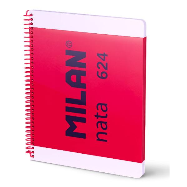 Caietul MILAN nata cu spiral&259; format A4 &537;i 80 de file tip dictando este combina&539;ia perfect&259; între func&539;ionalitate &537;i design modern Hârtia groas&259; de 95 gm² microperforat&259; &537;i prev&259;zut&259; cu 4 perfora&539;ii pentru organizare eficient&259; asigur&259; o experien&539;&259; de scriere clar&259; &537;i pl&259;cut&259; Coperta rigid&259; protejeaz&259; con&539;inutul iar spirala flexibil&259; din plastic 