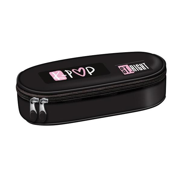 Exploreaza penarul Majewski ST Right PC01 din colectia Pink K-Pop ideal pentru a-ti mentine instrumentele de scris organizate si in siguranta Perfect pentru elevii care apreciaza stilul si functionalitatea acest penar ofera spatiul necesar pentru toate accesoriile tale scolareDesign spatios Dispune de un compartiment principal generos perfect pentru stilouri creioane si alte accesorii de papetarieOrganizare 