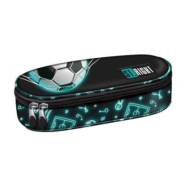 Descopera penarul Majewski ST Right PC01 din colectia Neon Football un accesoriu modern si practic pentru organizarea instrumentelor de scris Ideal pentru elevii care doresc un penar functional si durabilDesign spatios Penar cu 1 compartiment principal care ofera suficient spatiu pentru toate instrumentele tale de scrisOrganizare eficienta Clapeta interna cu buzunar tip plasa cu fermoar si elastice dedicate pentru o 