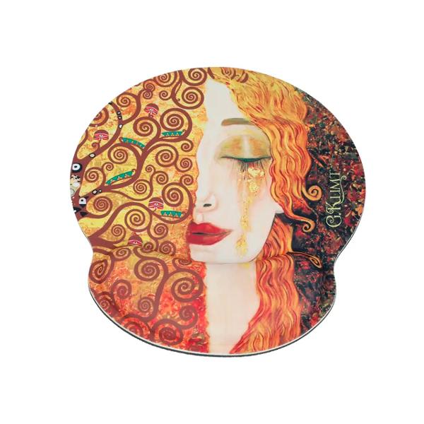 Mouse pad cu pern&259; pentru încheietura mâinii – Klimt Lacrimi de aur 22 x 25 cmCombin&259; confortul ergonomic cu elegan&539;a artistic&259; Acest mouse pad este prev&259;zut cu o pern&259; moale pentru sus&539;inerea încheieturii mâinii reducând oboseala în timpul 