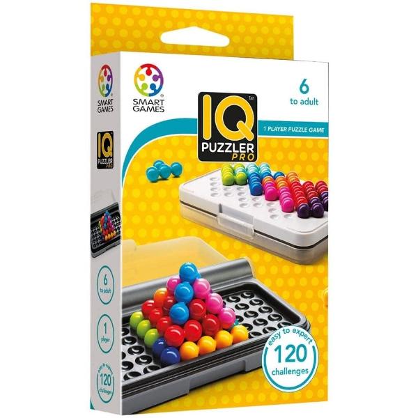 Smart Games - IQ Puzzler Pro Joc de Logic&259; cu 120 de Provoc&259;ri pentru Copii &537;i Adul&539;iIQ Puzzler Pro de la Smart Games este un joc captivant care stimuleaz&259; abilit&259;&539;ile de gândire logic&259; planificare strategic&259; &537;i percep&539;ie vizual&259; Conceput pentru a oferi ore întregi de distrac&539;ie &537;i provoc&259;ri intelectuale acest joc este perfect pentru dezvoltarea cognitiv&259; a copiilor &537;i adul&539;ilor 