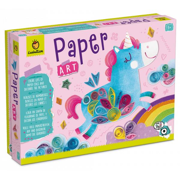 Set Creativ „Unicorni Magici” – Descoper&259; Arta Quilling-ului 5 aniAcest set creativ ofer&259; copiilor o introducere fascinant&259; în arta quilling-ului o tehnic&259; unic&259; ce implic&259; rularea &537;i lipirea fâ&537;iilor de hârtie colorat&259; pe imagini pentru a crea decora&539;iuni magice cu unicorni Conceput pentru a dezvolta abilit&259;&539;ile creative ale copiilor setul con&539;ine toate 