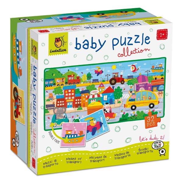 Opt puzzle-uri de cate 4 piese de completat pentru a crea personaje amuzantePiesele sunt fa&539;&259;-verso astfel încât intorcând piesele de puzzle se poate construi o imagine frumos ilustrat&259; din 32 de piesePuzzle-ul este conceput special pentru a dezvolta abilit&259;&539;ile pre&537;colarilor precum observa&539;ia &537;i îndemânarea